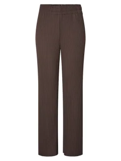 Y.A.S naisten housut K Yasalisa HW Pant S. Noos, Chocolate Brown