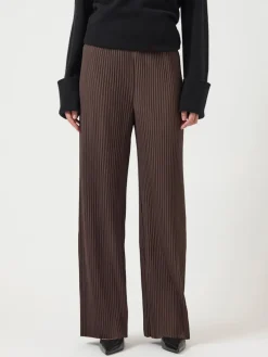 Y.A.S naisten housut K Yasalisa HW Pant S. Noos, Chocolate Brown