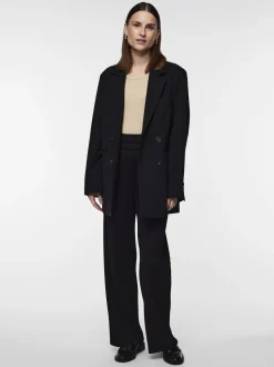 Y.A.S naisten housut, YASALISA HW PANT S Musta