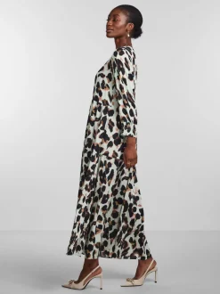 Y.A.S Naisten Mekko Alira 3/4 Long Dress s.noos Monivärinen Kuosi