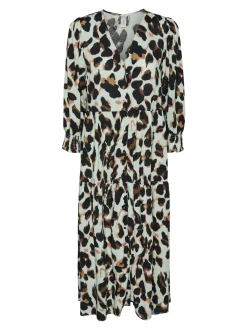 Y.A.S Naisten Mekko Alira 3/4 Long Dress s.noos Monivärinen Kuosi