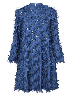 Y.A.S naisten mekko, YASABELONE 7/8 SHORT DRESS Tummansininen