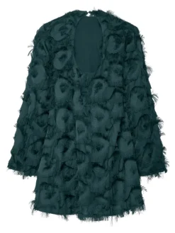 Y.A.S naisten mekko YASDIO LS SHORT DRESS, Ponderosa Pine