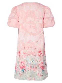 Y.A.S naisten mekko, YASHANNAH 2/4 DRESS Vaaleanpunainen Kuosi