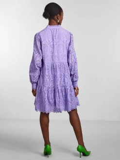 Y.A.S Naisten Mekko YASHOLI LS DRESS S Liila