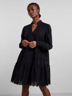 Y.A.S Naisten Mekko YASHOLI LS DRESS S Musta