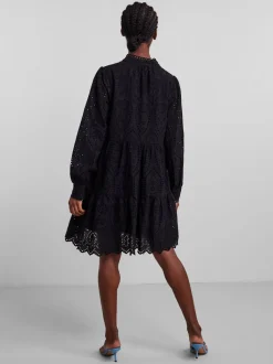 Y.A.S Naisten Mekko YASHOLI LS DRESS S Musta