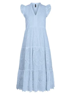 Y.A.S naisten mekko, YASHOLI SL MIDI DRESS Vaaleansininen