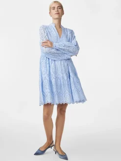 Y.A.S Naisten Mekko YASHOLI LS DRESS S Vaaleansininen