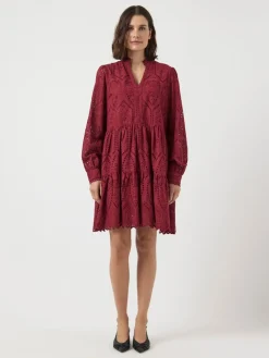 Y.A.S Naisten Mekko YASHOLI LS DRESS S Tibetan Red
