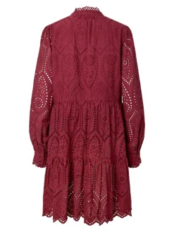 Y.A.S Naisten Mekko YASHOLI LS DRESS S Tibetan Red