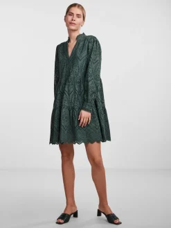 Y.A.S Naisten Mekko YASHOLI LS DRESS S Khaki