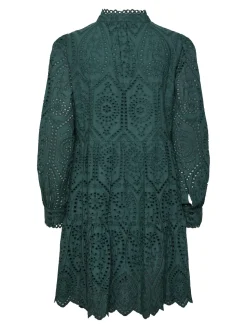 Y.A.S Naisten Mekko YASHOLI LS DRESS S Khaki