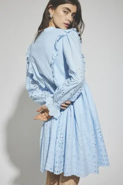 Y.A.S naisten mekko, YASLUMA LS DRESS S Vaaleansininen