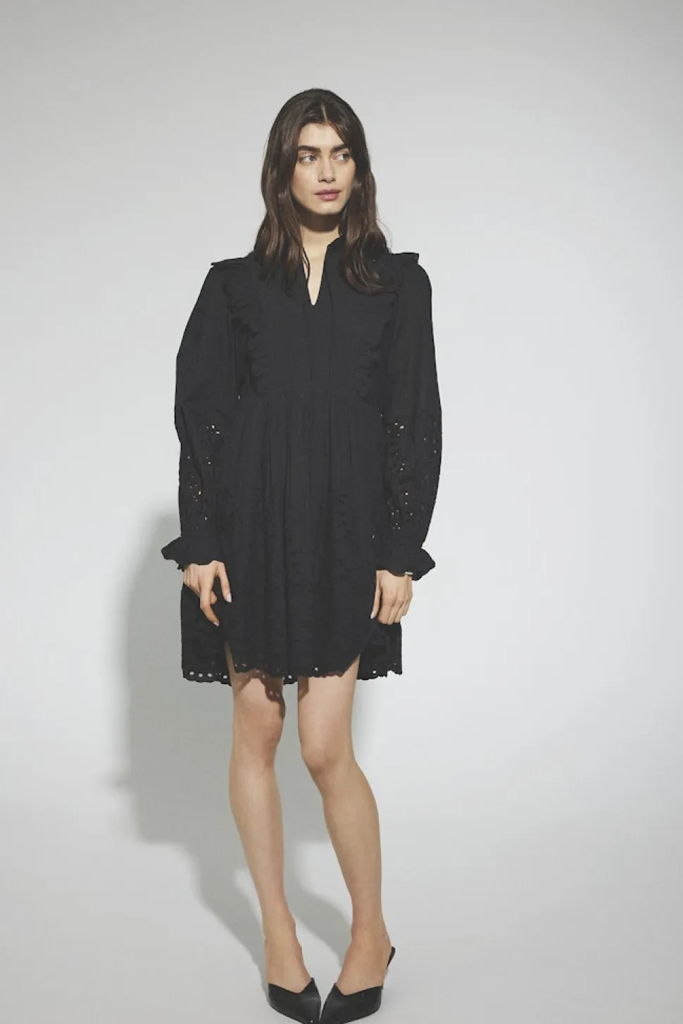 Y.A.S naisten mekko, YASLUMA LS DRESS S Musta