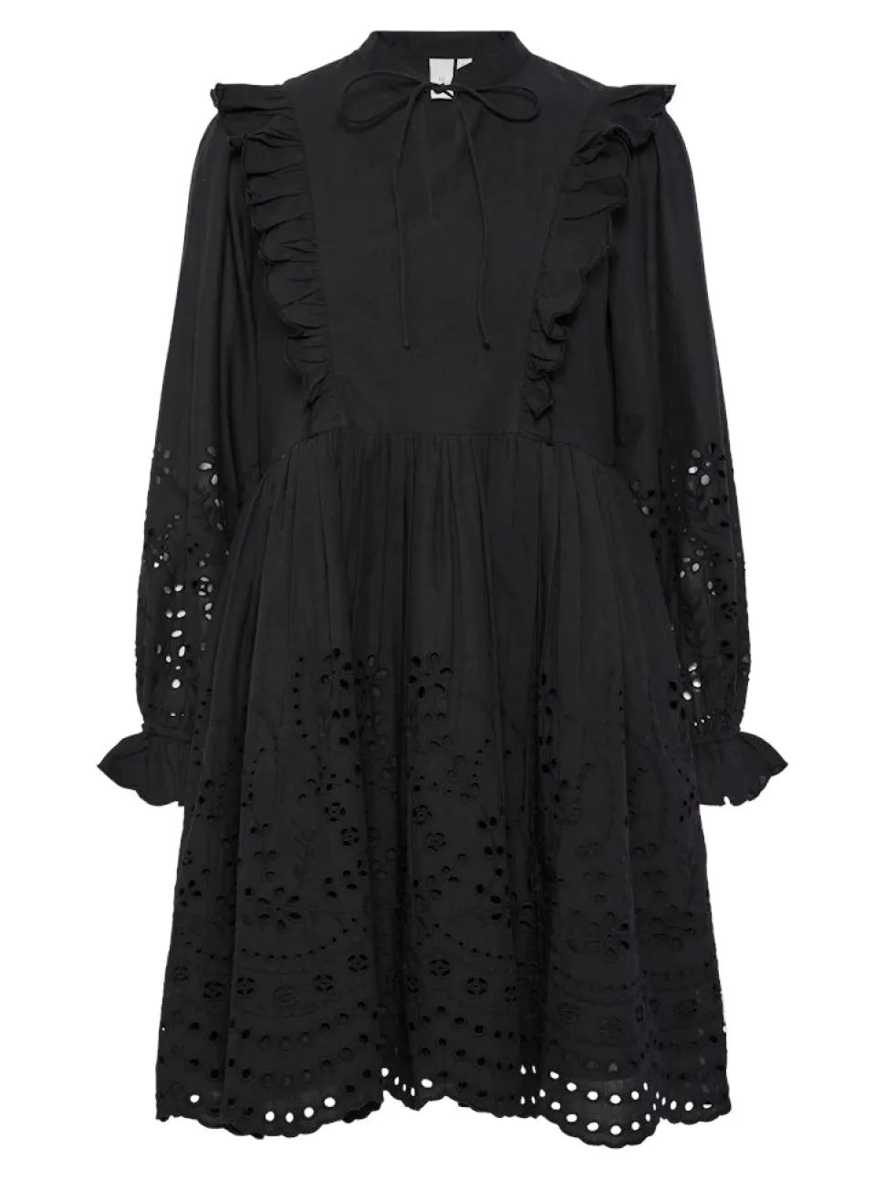 Y.A.S naisten mekko, YASLUMA LS DRESS S Musta