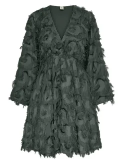 Y.A.S naisten mekko, YASPAZYLLA 7/8 DRESS Armeijanvihreä