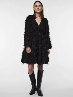 Y.A.S naisten mekko, YASPAZYLLA 7/8 DRESS Musta