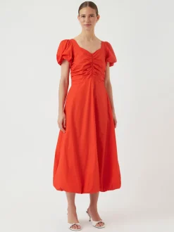 Y.A.S naisten mekko, YASRIVANNA SS DRESS - SHOW Punainen Kuosi