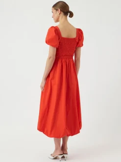 Y.A.S naisten mekko, YASRIVANNA SS DRESS - SHOW Punainen Kuosi