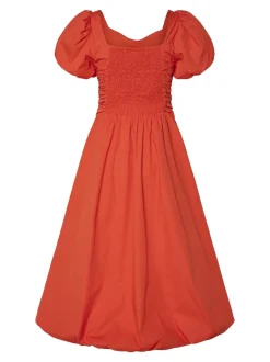 Y.A.S naisten mekko, YASRIVANNA SS DRESS - SHOW Punainen Kuosi