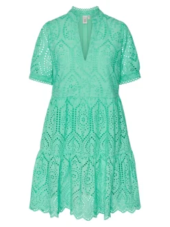Y.A.S Naisten Minimekko YASHOLI SS DRESS Vihreä