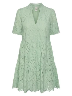 Y.A.S Naisten Minimekko YASHOLI SS DRESS Mintunvihreä