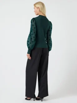 Y.A.S naisten pusero, YASDOTME LS KNIT PULLOVER Ponderosa Pine