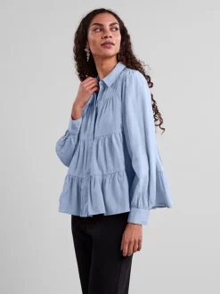 Y.A.S NAISTEN PUSERO YASPALA LS SHIRT S. NOOS Vaaleansininen