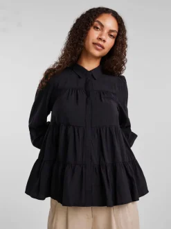 Y.A.S NAISTEN PUSERO YASPALA LS SHIRT S. NOOS Musta