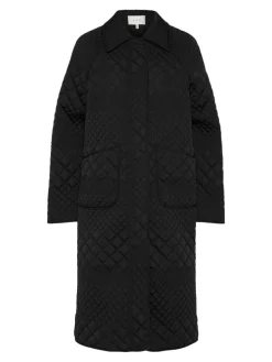 Y.A.S naisten takki, ASLAURIE LS PADDED COAT Musta