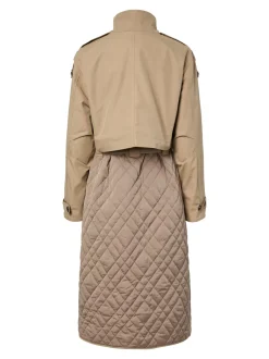 Y.A.S naisten takki, YASPRIXO LS COAT Sepia Tint