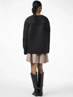 Y.A.S naisten tikkitakki YASLAURIE LS Padded Jacket S., musta