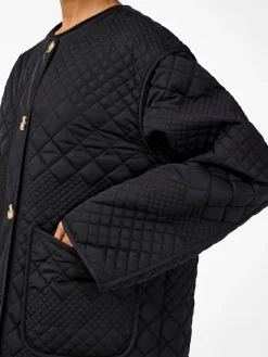 Y.A.S naisten tikkitakki YASLAURIE LS Padded Jacket S., musta