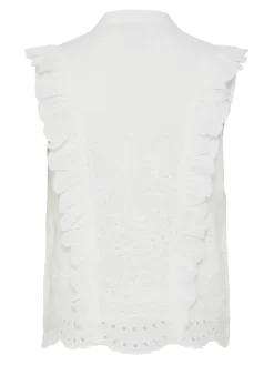 Y.A.S naisten toppi, YASLUMA SL TOP S Valkoinen