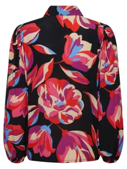 Y.A.S paitapusero, YASFIMA LS SHIRT S Musta Kuosi